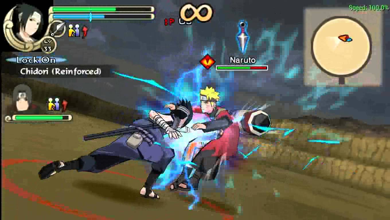 download game ppsspp naruto impact mod